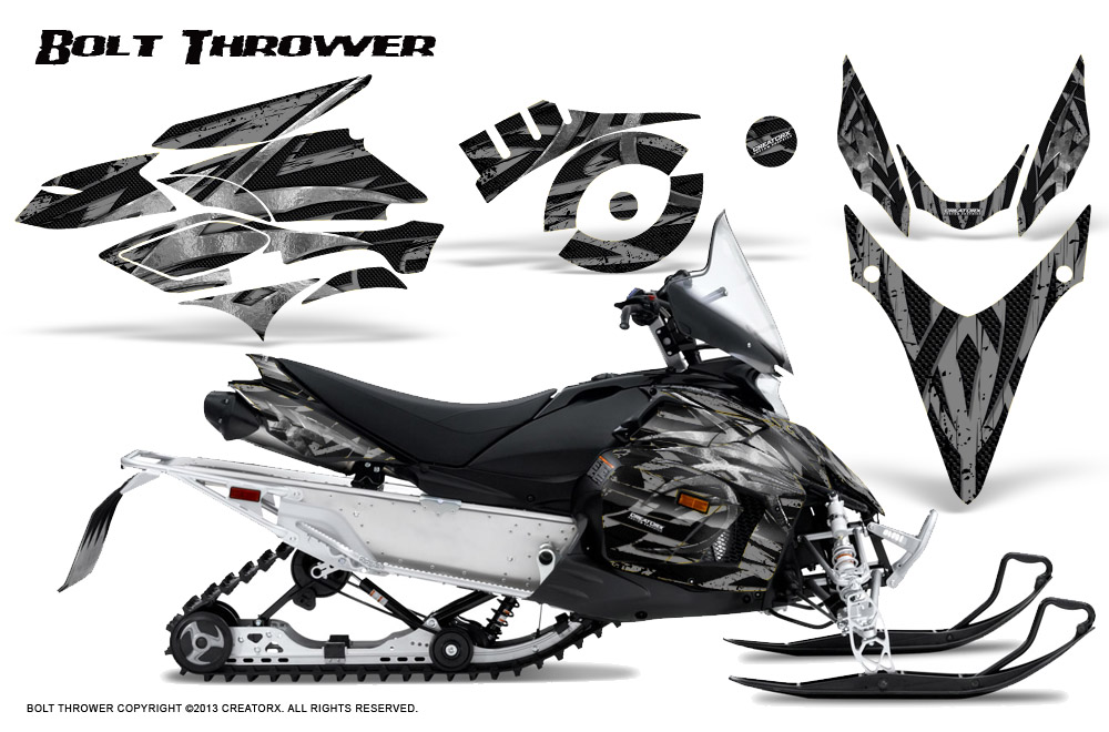 Yamaha Phazer Graphics Kit Bolt Thrower Silver